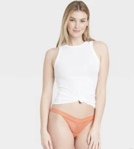 Tanga de encaje para mujer - Auden™ talla mediana nueva con etiquetas - Imagen 1 de 7