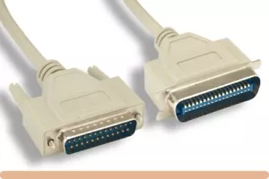 25Ft. DB25 Male to Centronics 36 Male Parallel Printer Cable IEEE1284 IE84-25AB - Picture 1 of 1