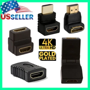 HDMI 2.0 Adapter HDMI Kabel Kupplung Extender HDMI Winkel Adapter HDMI Konverter - Bild 1 von 9