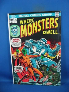 WHERE MONSTERS MORAW 20 F+ 1973 MARVEL - Imagen 1 de 2