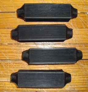 antike Torrington SCHWARZ #10 Fahrrad PEDALBLÖCKE 4er Set! - Bild 1 von 1