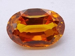11.10 Ct Natural Untreated EGL Certified Oval Cut Orange Citrine Loose Gem - Picture 1 of 6