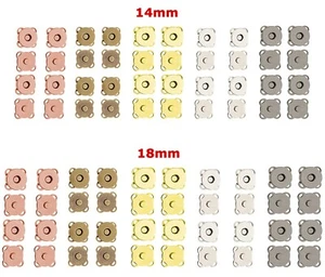 14/18mm Flower Magnetic Snaps Clasps 2-50pcs - Picture 1 of 56