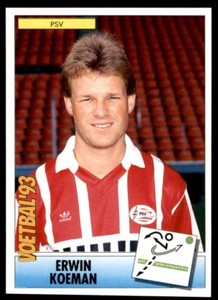 Panini Voetbal ‘93 (Netherlands) Erwin Koeman PSV No. 13