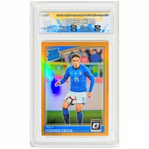HGA 10 2018-19 Panini Donruss Optic Rookie #192 Federico Chiesa RC Orange /99 SP