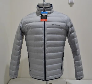 NWT MEN'S COLUMBIA HEAT SEAL FULL ZIP JACKET COAT COLUMBIA GREY SZ M, XL - Picture 1 of 11