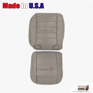 2003 to 2007 Hummer H2 REAR Passenger Bottom & Top Genuine Leather Cover Gray - Bild 1 von 5