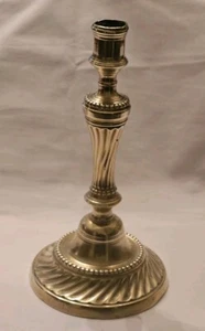 French Early 19th Century Brass Candlestick - Picture 1 of 11