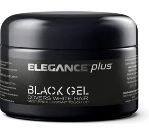 Elegance Plus Black Hair Gel 100ml - Cover White Hair Original* جل اليجانس اسود* - Picture 1 of 4