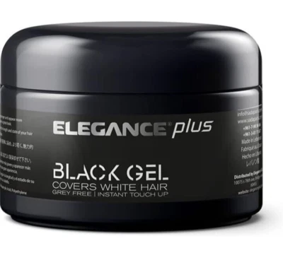 Elegance Plus Black Hair Gel 100ml - Cover White Hair Original* جل اليجانس اسود* - Image 1 of 4