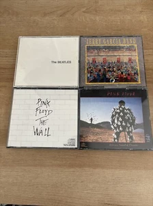 The Beatles, Jerry Garcia Band, Pink Floyd 4 CD Lot: White Album, The Wall, Live - Picture 1 of 2