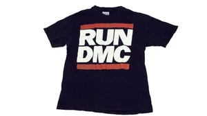 Run DMC Cold Gangster Hip Hop 1987 Vintage Black T-Shirt Size Small - Picture 1 of 5