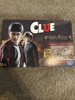 Hasbro Gaming Clue: Wizarding World Harry Potter Mystery Board Game Complete - Image 1 of 2