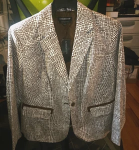 Blazer/giacca donna vintage Jones New York taglia 18W. Nuovo Con Etichette - Foto 1 di 9