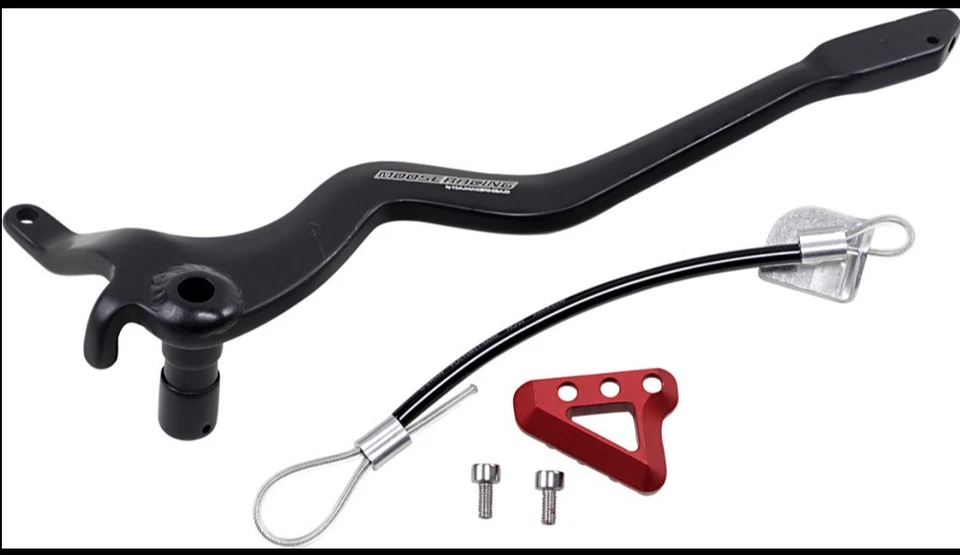MOOSE RACING Brake Pedal w/ Red Tip 2006-2017 Honda CRF150F, CRF230F 1610-0332 - Image 1 of 1