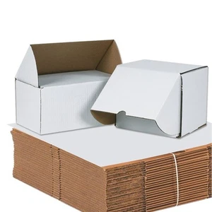 White Shipping Boxes 7.5" x 7" x 6.5" (25-Pack) Foldable & Crush-Proof | Corr... - Picture 1 of 6