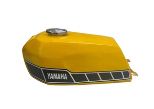 For Yamaha RD250 RD400 Yellow Painted Steel Petrol Gas Tank 1976-1977 DUTYFREE - Bild 1 von 10