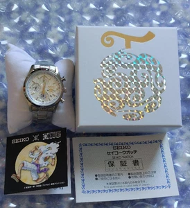 New SEIKO Watch ONE PIECE Monkey D. Luffy Gear 5 Edition Size M Japan - Picture 1 of 6