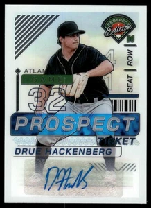 Boleto automático Panini Prospect Edition DRUE HACKENBERG PROSPECT 2024 #184 ATLANTA - Imagen 1 de 2