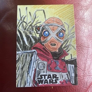 2018 Topps Solo: A Star Wars Story Solo Sketch Card by Darren Coburn-James 1/1 - Bild 1 von 2