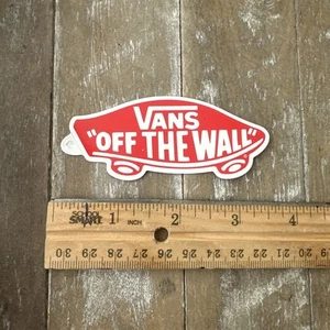 Vans Off The Wall Red Sticker Decal New - Picture 1 of 1