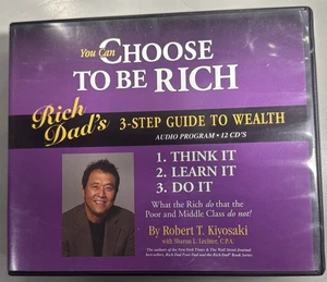 Rich Dad 3-Step Guide to Wealth by Robert Kiyosaki – You Can Choose to Be Rich - Picture 1 of 3