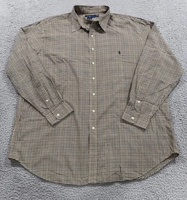 Ralph Lauren Shirt Mens 2XLT Multicolor Plaid Long Sleeve Button Up Pony Preppy - Image 1 of 4