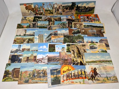 VTG 1940s WWII Letters Home Southwest Texas Louisiana Mexico War Postcards Lot - Image 1 of 4