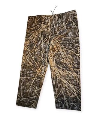 Hodgman Men's Mossy Oak Camo Hunting Pants Waterproof PVC Sz XL VTG - Image 1 of 4