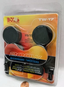 Tweeters speaker TW-17, 200 watts micro dome tweeters pair Boss Audio.NEW - Picture 1 of 3