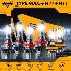 AUXBEAM LED Headlight High Low+Fog Light 6500K 3000K For Nissan Maxima 2009-2014 - Bild 1 von 17