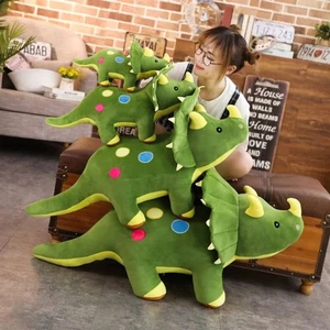 Big Triceratops Plush Toy 40/60CM Kids Dinosaurs Toy for Kids Girls Boys - Picture 1 of 14