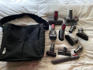 Original Dyson 9 Teile Zubehör Werkzeug Und Soft Bag Neu & Leicht Gebraucht - Bild 1 von 14