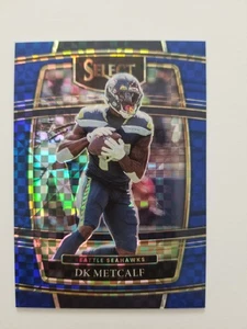 2021 Panini Select Blue Prizm Concourse DK Metcalf #30 Seattle Seahawks /199 - Picture 1 of 2