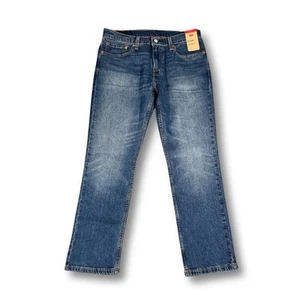 Jeans ajustados Levi’s 511 para hombre 32x29 lavado oscuro elástico denim pierna recta - Imagen 1 de 14