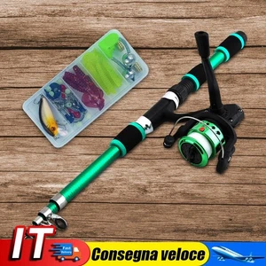 Set combinato di canna da pesca e mulinello da spinning, esche e ganci, set comb - Imagen 1 de 9