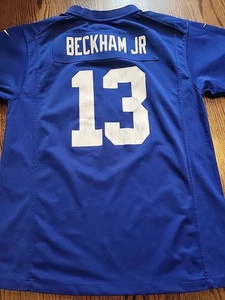 Nike Odell Beckham Jr New York Giants Jersey Youth Size XL Boys Football  - Picture 1 of 8