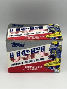 1985 Topps USFL Complete Set 1-132 Young Kelly White Walker Flutie Rookie - Picture 1 of 6