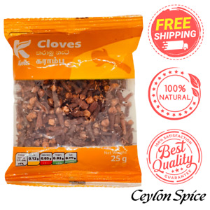 25g Whole Cloves – Premium Quality, 100% Natural Spices from Sri Lanka (Ceylon)