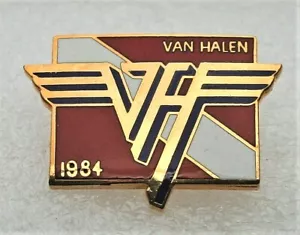 Van Halen 1984 Grupo de Música Banda de Rock Esmalte Solapa Sombrero Pin Nuevo De Edición - Imagen 1 de 3
