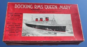 CUNARD WHITE STAR LINE RARO ACOPLAMIENTO RMS REINA MARÍA MODELO FLOTANTE JUEGO C-1936 - Imagen 1 de 21