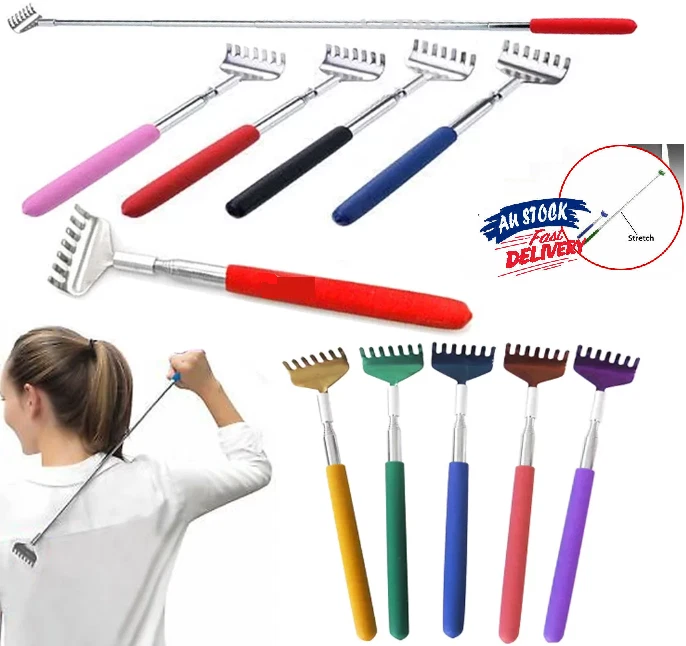 Extendable Back scratcher metal claw telescoping backscratcher massager extend - image 1 of 1
