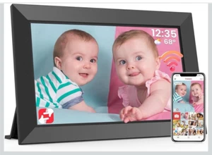 Frameo 10.1 Inch WiFi Digital Photo Frame Built-in 32GB Memory, HD 1280x800 IPS - Picture 1 of 5