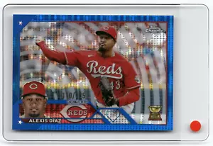 2023 Topps Chrome Blue Pulsar Refractor #179 Alexis Diaz /125 CINCINNATI REDS - Bild 1 von 2