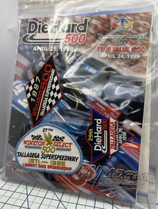 Sealed 1999 Talladega DieHard 500 Program - Dale Jarrett - Dale Earnhardt....New - Picture 1 of 7