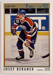 1991-92 OPC Premier ! JOSEF BERANEK RC