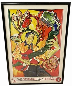 2010 Jazz Music Festival Savannah GA Signed, 59/300 Limited Ed. Ligel Lambert - Picture 1 of 4