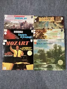 Philips Classical Lp Lot 6 Rossini Tchaikovsky Giuliani Rodrigo Schubert Guitar - Picture 1 of 13