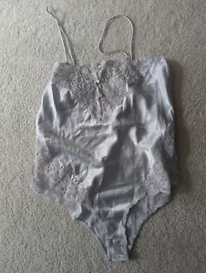 new NWT Lauren Alexandra Intimates Silk Satin Teddy Lingerie romper S bullocks - Picture 1 of 4