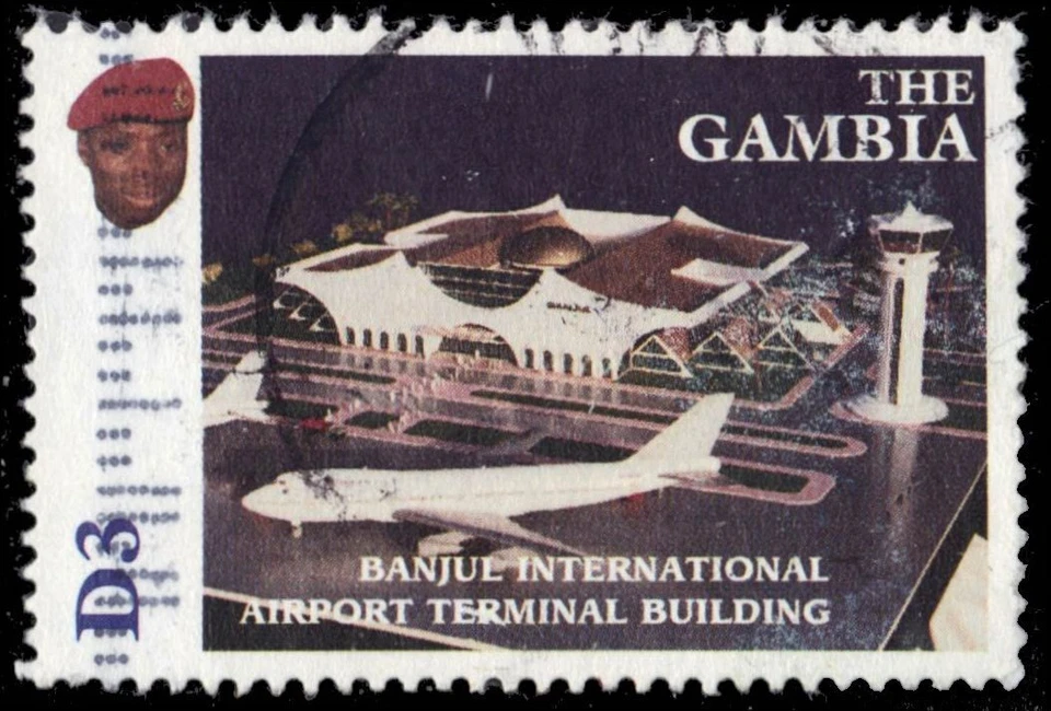 GAMBIA 1853 - Desarrollo Económico "Terminal Aeropuerto Banjul" (pc10510) Foto 1 de 1